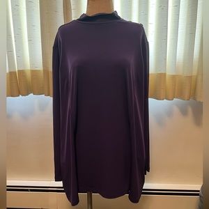 Purple long sleeve shirt